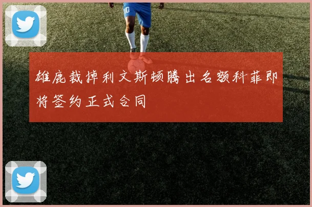 雄鹿裁掉利文斯顿腾出名额科菲即将签约正式合同
