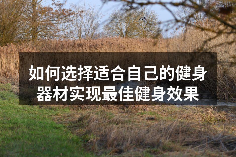 如何选择适合自己的健身器材实现最佳健身效果
